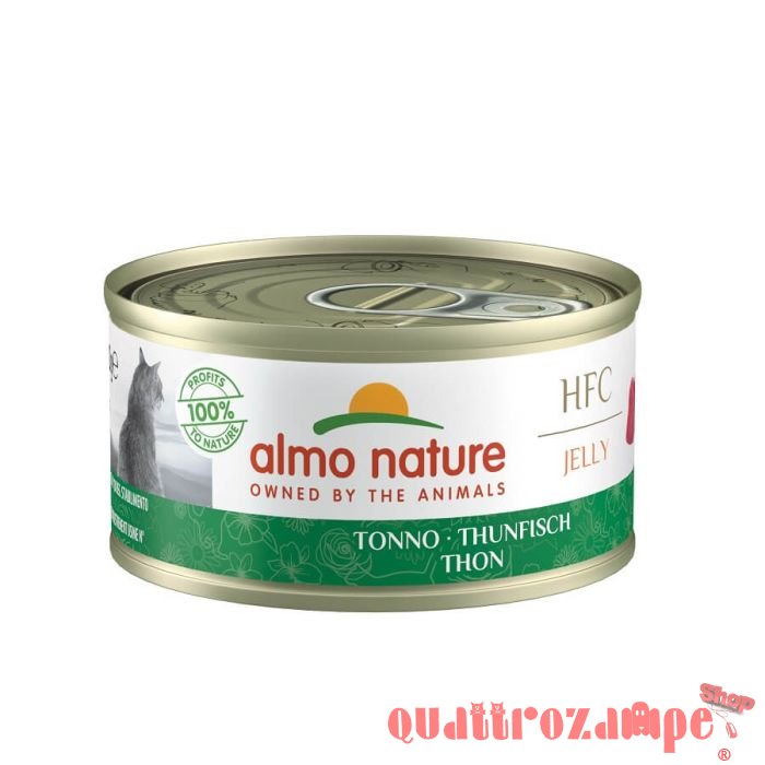 Almo Nature Hfc Jelly Tonno 70 gr Scatoletta Per Gatti