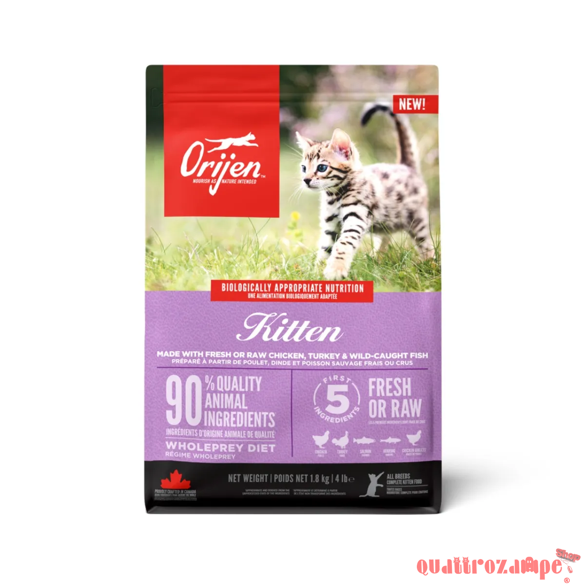 Orijen Kitten 1,8 kg Crocchette Per Gattini