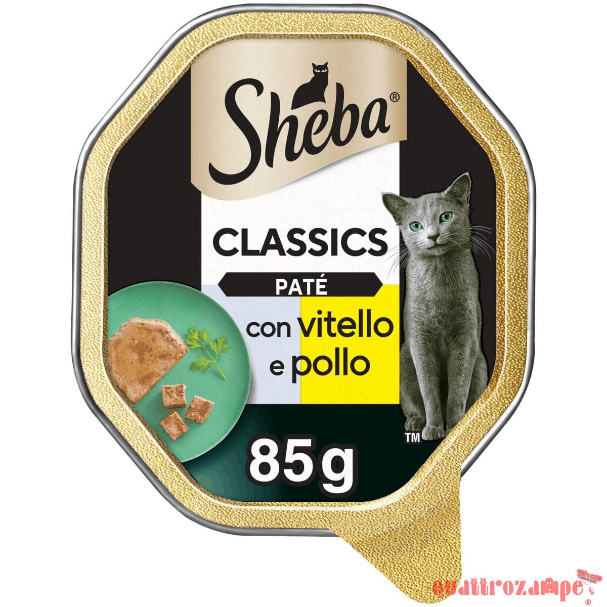 Sheba Pate Classic Vitello e Pollo 85 gr