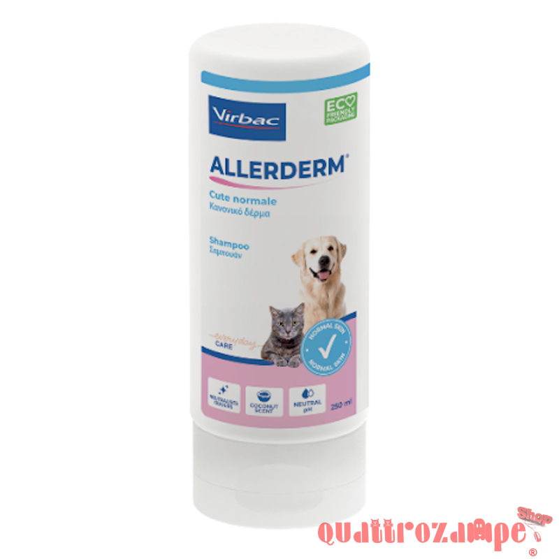Virbac Allerderm shampoo Cute Normale 250 ml Per Cani e Gatti