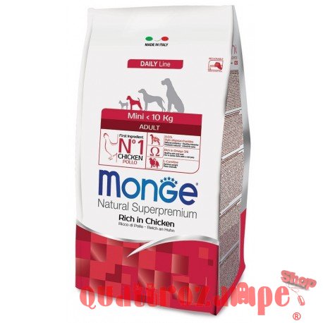 Monge Superpremium Mini Adult Al Pollo Per Cane