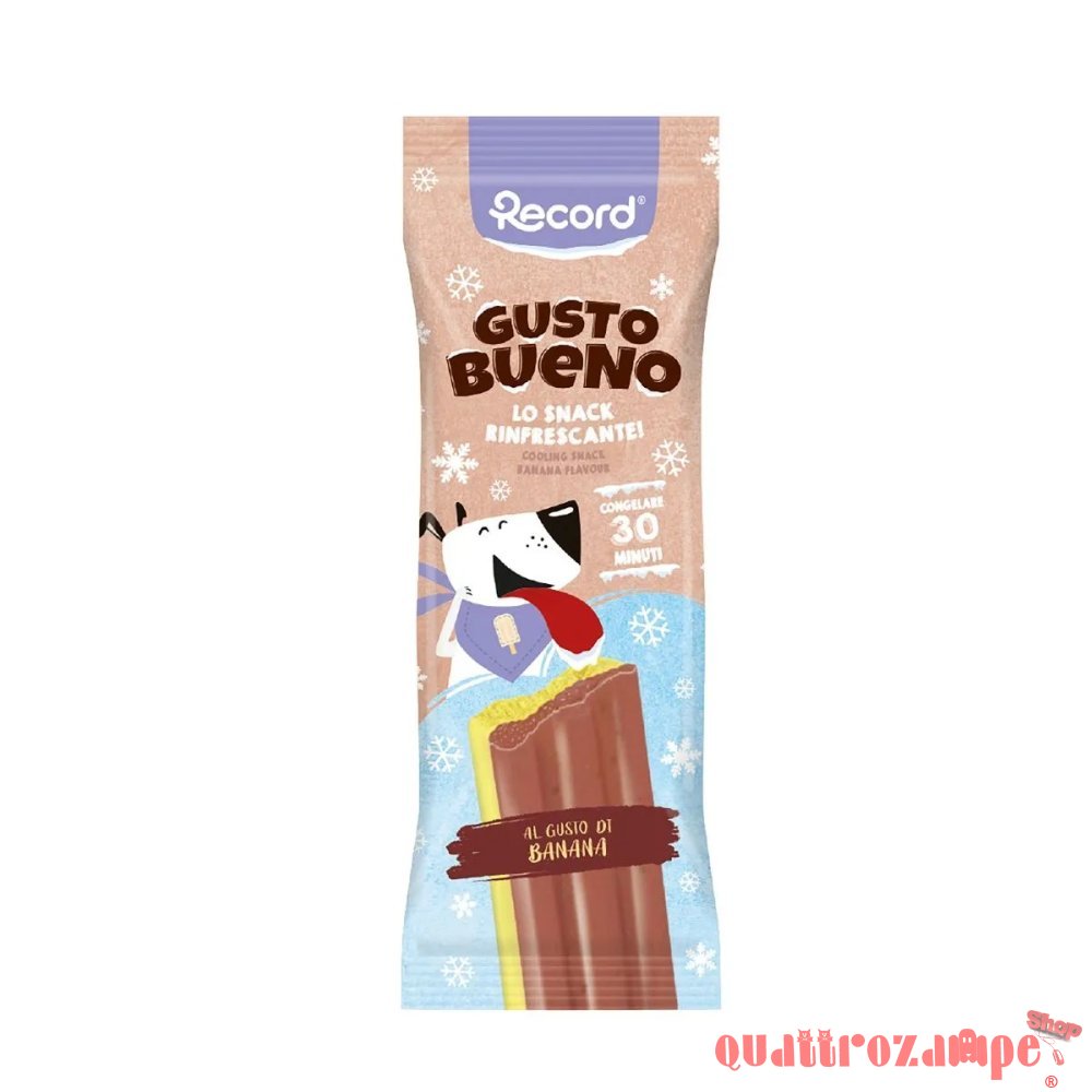 Record Gelato Gusto Bueno Banana 50 gr Snack Per Cani