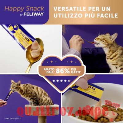 Feliway Happy Snack 6 stick Per Gatti Con Pollo