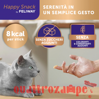 Feliway Happy Snack 6 stick Per Gatti Con Pollo