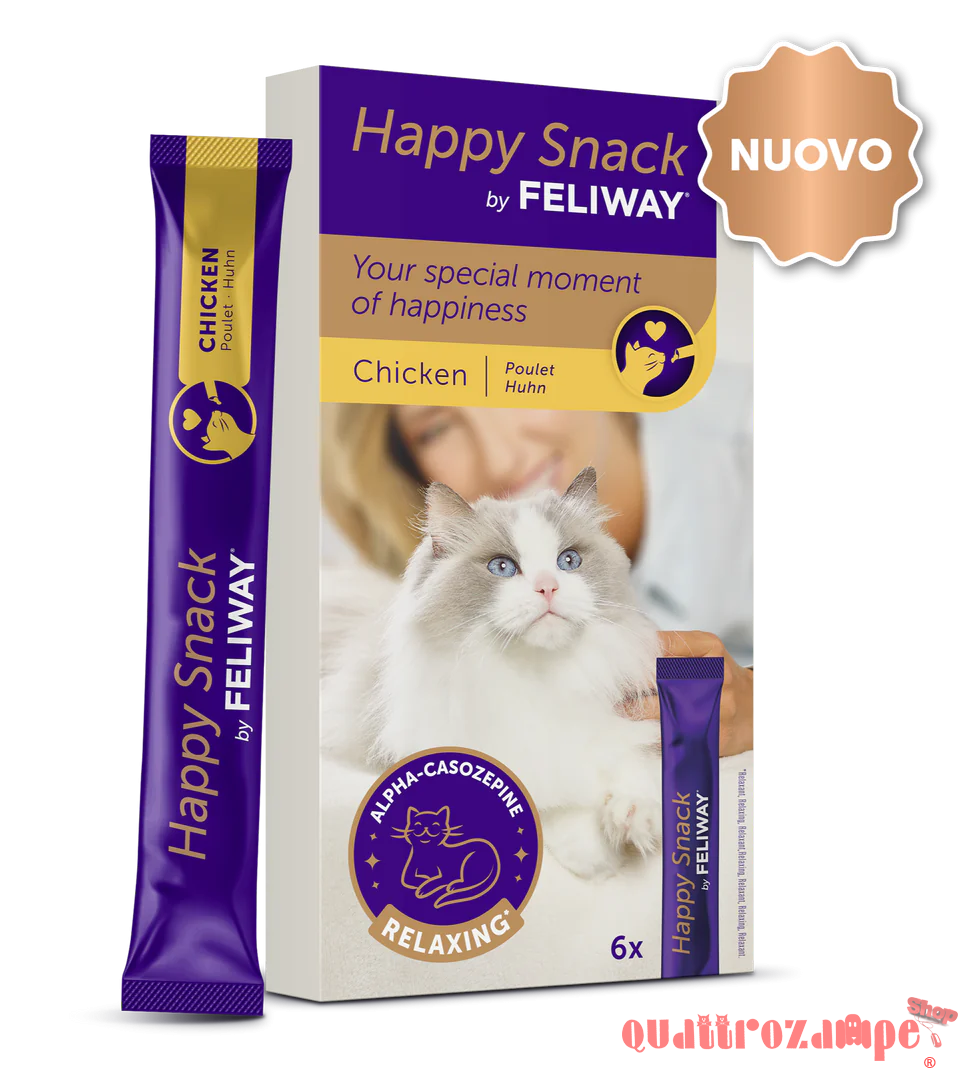 Feliway Happy Snack 6 stick Per Gatti Con Pollo