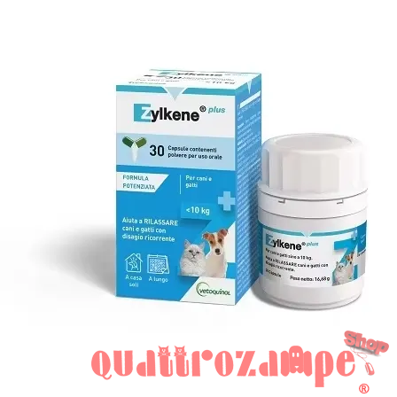 Zylkene Plus per Cani e Gatti fino a 10 Kg 30 Capsule