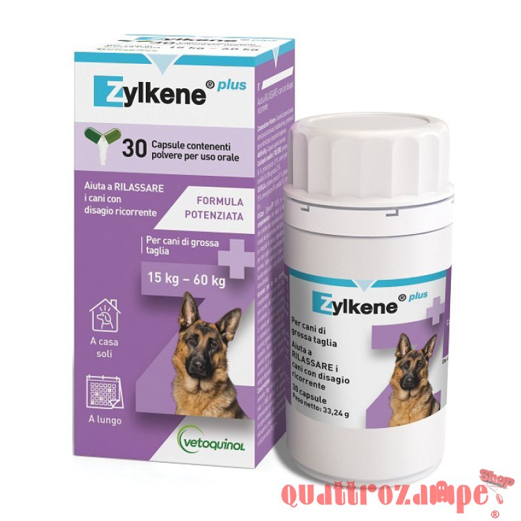 Zylkene Plus per Cani Taglia Grande da 15 a 60 kg 30 Capsule