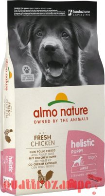 Almo Nature Holistic Puppy Large Dog 12 kg Pollo Fresco per Cani