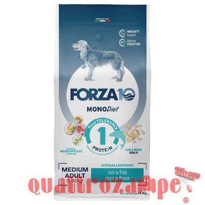 Forza 10 Medium Diet Al Pesce 1,5 kg Per Cani