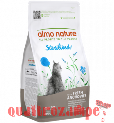 Almo Nature Sterilised Acciughe Crocchette Gatti