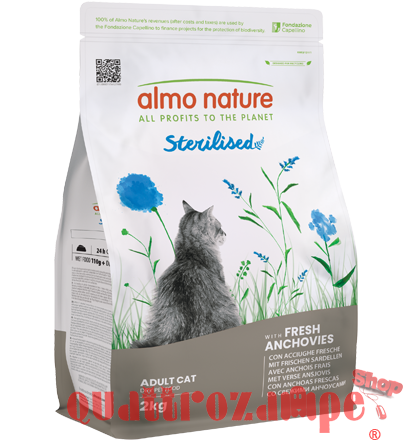 Almo Nature Sterilised Acciughe Crocchette Gatti