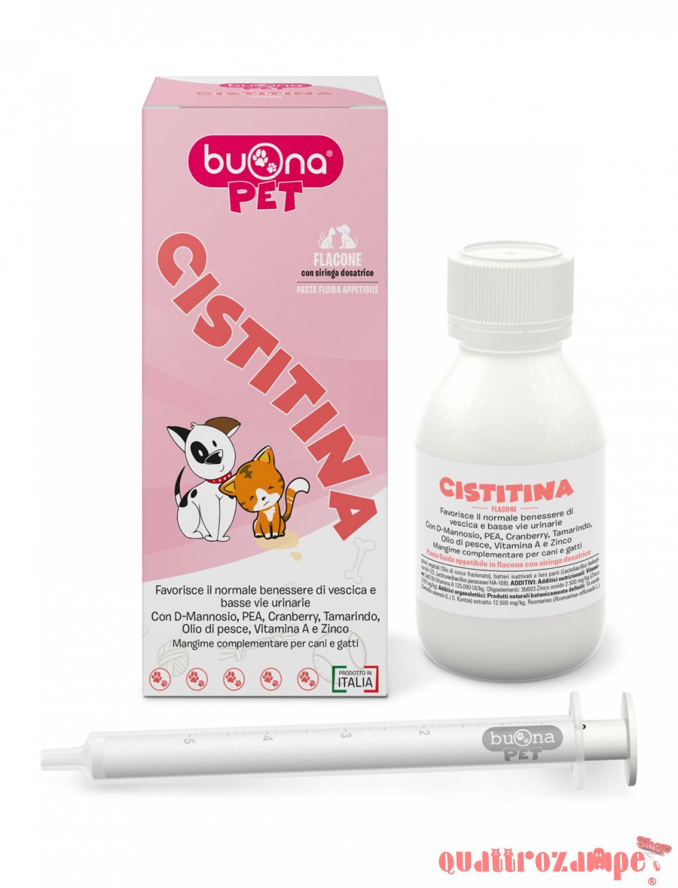 Buona Pet Cistitina 60g Pasta Fluida Per Cani e Gatti