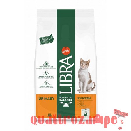Libra Cat Urinary Pollo 10 kg Crocchette Per Gatti