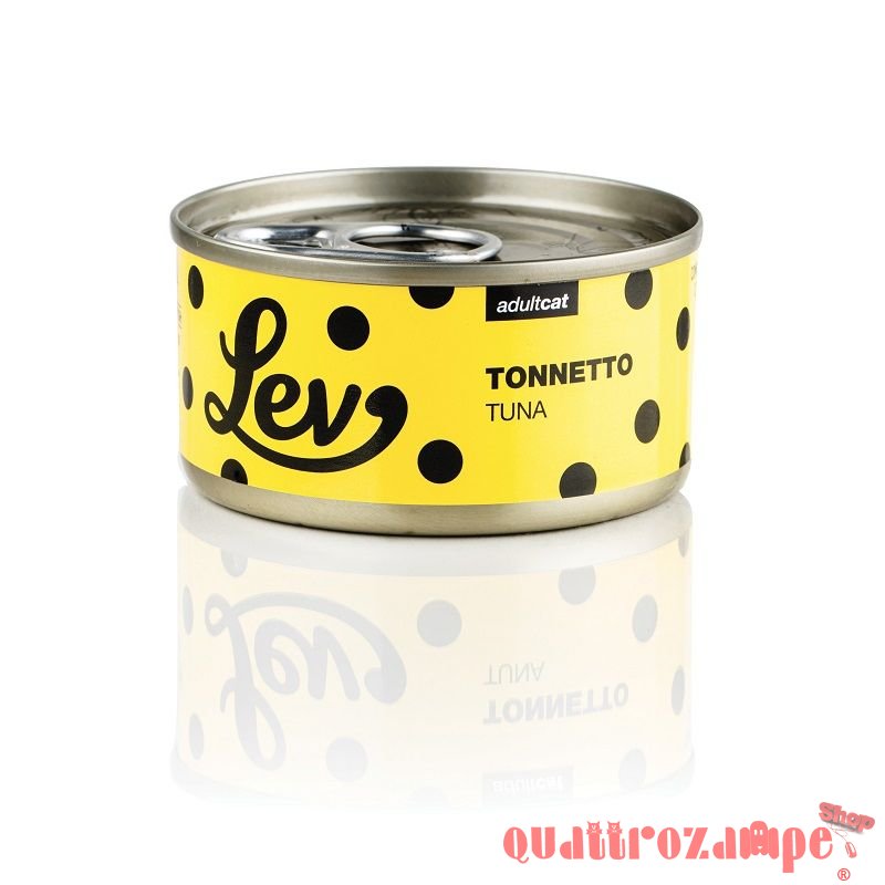 Lev Adult Cat Tonnetto 70 gr Lattina Umido Gatti