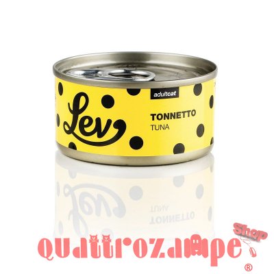 Lev Adult Cat Tonnetto 70 gr Lattina Umido Gatti