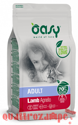 Oasy Cat Adult Agnello 1,5 Kg Per Gatti