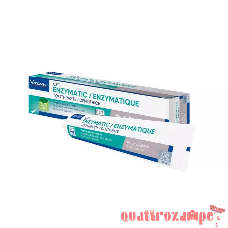 Virbac C.E.T. Dentifricio enzimatico 70 gr Per Cani e Gatti
