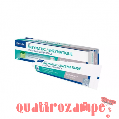 Virbac C.E.T. Dentifricio enzimatico 70 gr Per Cani e Gatti