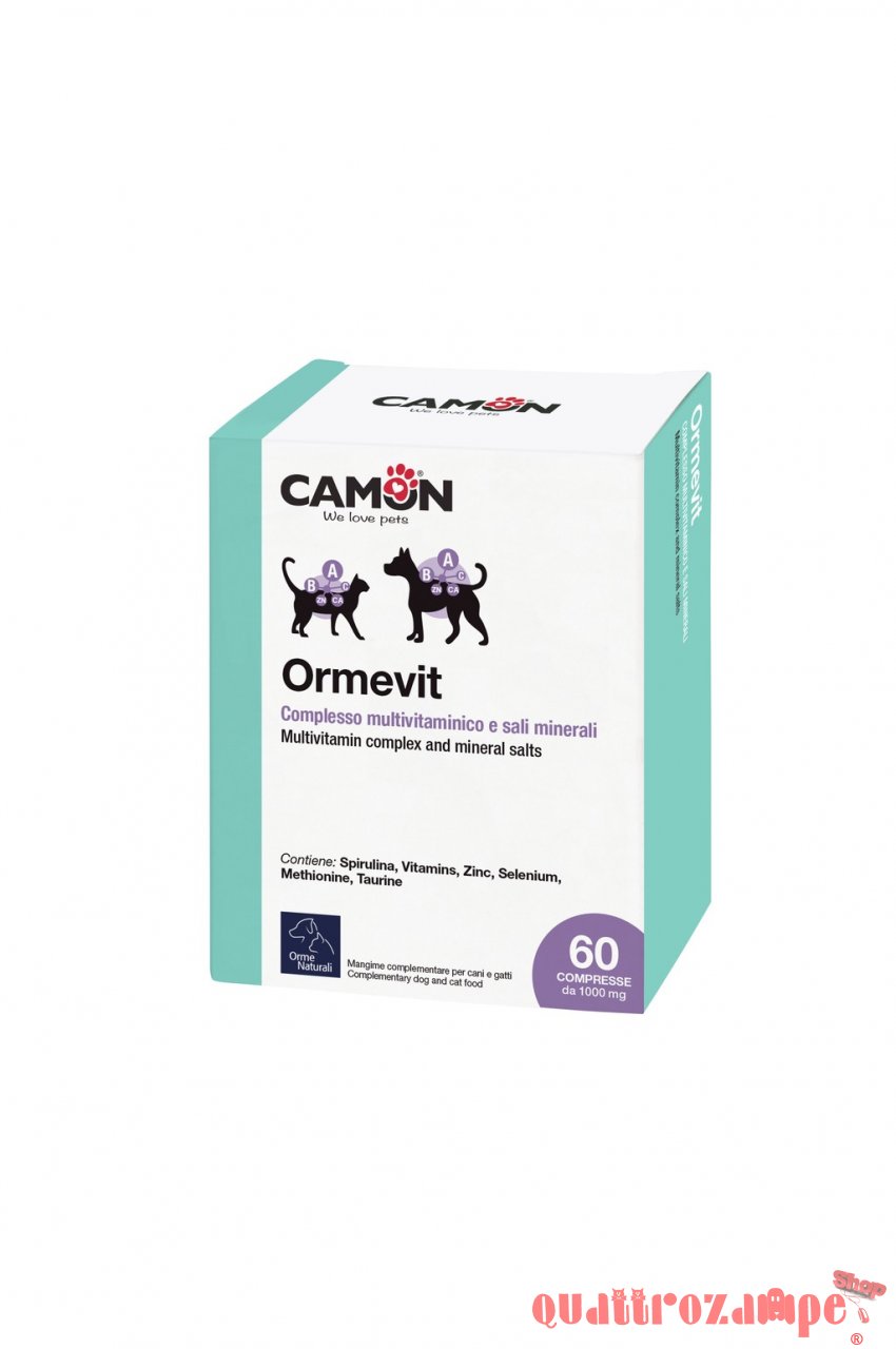 Camon Ormevit 60 Compresse Multivitaminico Per Cani e Gatti