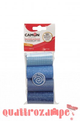 Camon Sacchetti Igienici Profumati al Talco 4x15 Pezzi
