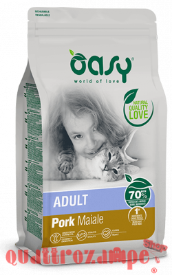 Oasy Cat Adult Maiale 300 gr Per Gatti