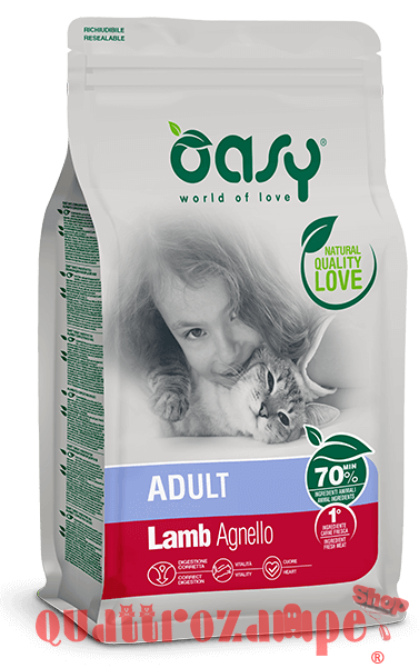 Oasy Cat Adult Agnello 300 gr Per Gatti