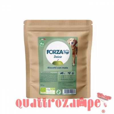 Forza 10 Delizie Biscotti Bio Con Mela 300 gr