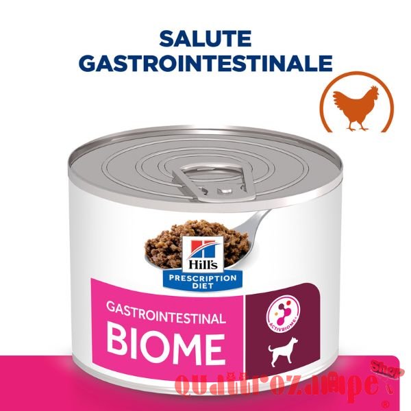 Hill's Prescription Diet Gastrointestinal Biome 200 gr Pate Umido Per Cane
