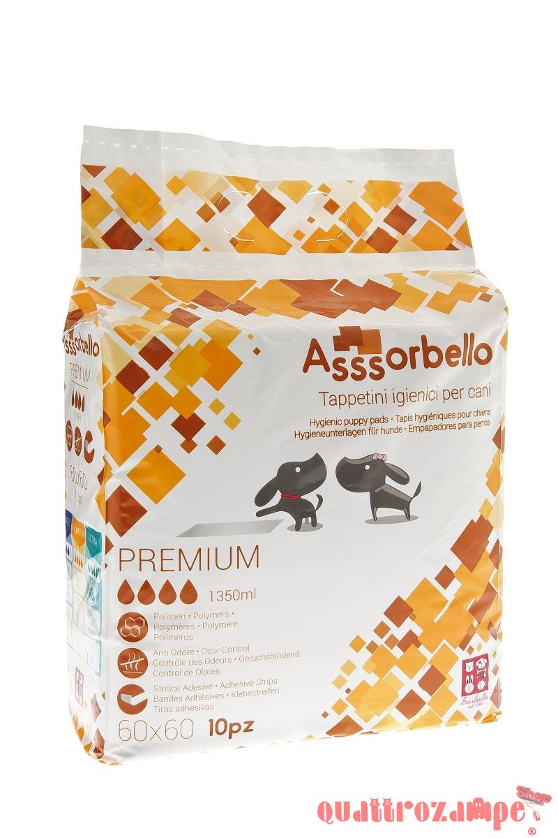 Ferribiella Tappetini Assorbenti Assorbello Premium 60 x 60 cm Per Cani