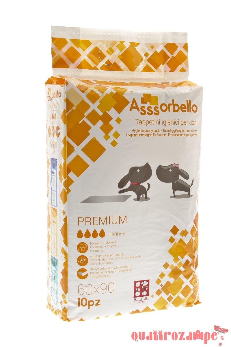 Tappetini Ferribiella Assorbello Premium  60 x 90 cm Per Cani