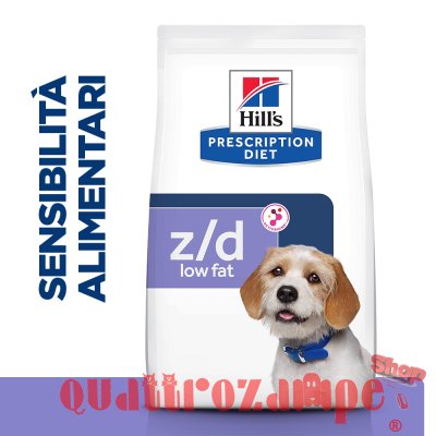Hill's Prescription Diet Z/D Low Fat Crocchette Idrolizzate alla Soia