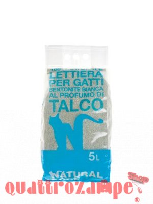 Natural Code Lettiera Bentonite Profumata al Talco 10 LT Per Gatti