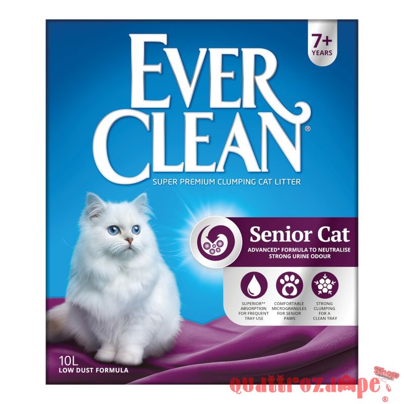 Lettiera Agglomerante Ever Clean Senior Per Gatti Anziani