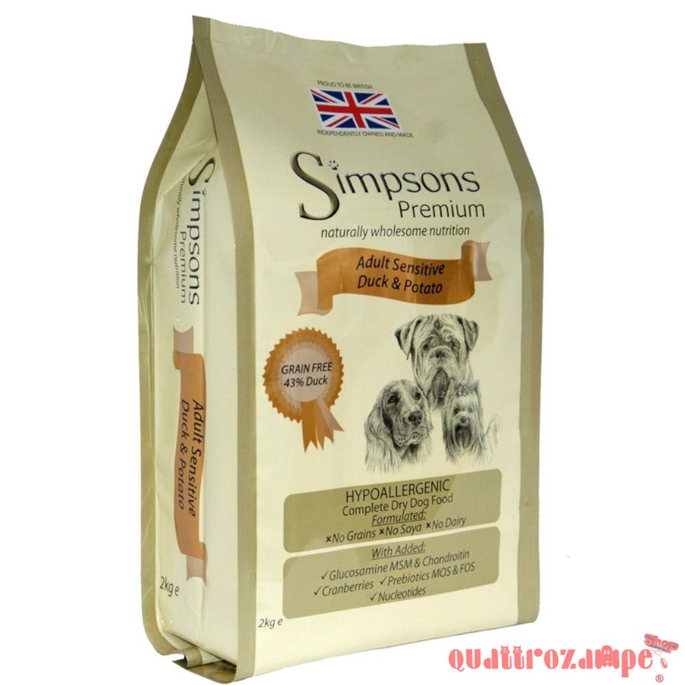 Simpsons Premium Adult Sensitive Anatra e Patate Cane