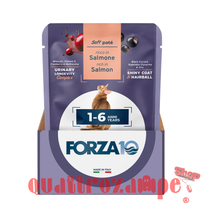 Forza 10 BOTANICat Adult Salmone 80 Gr Patè Busta Umido Gatto