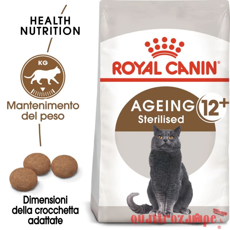 Royal Canin Senior Ageing Sterilised 12+ 2 Kg Per Gatti