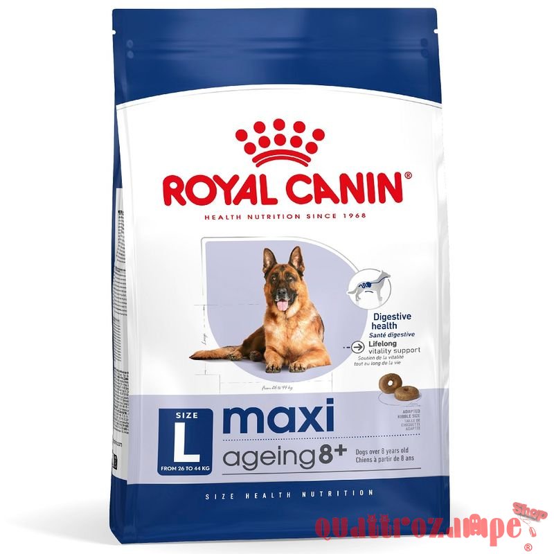 Royal Canin Maxi Ageing 8 + CIbo Secco Per Cani