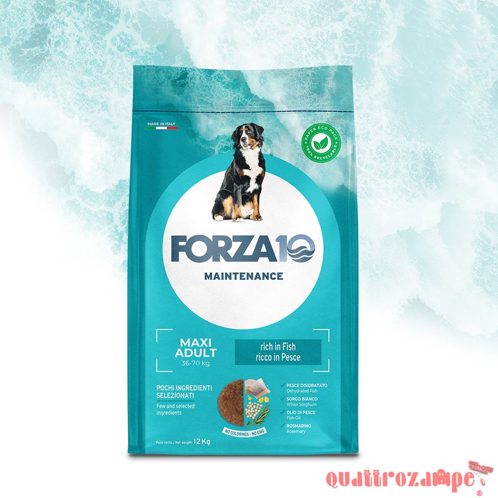 Forza 10 Adult Maxi Maintenance Fish 12 kg Pesce Per Cani