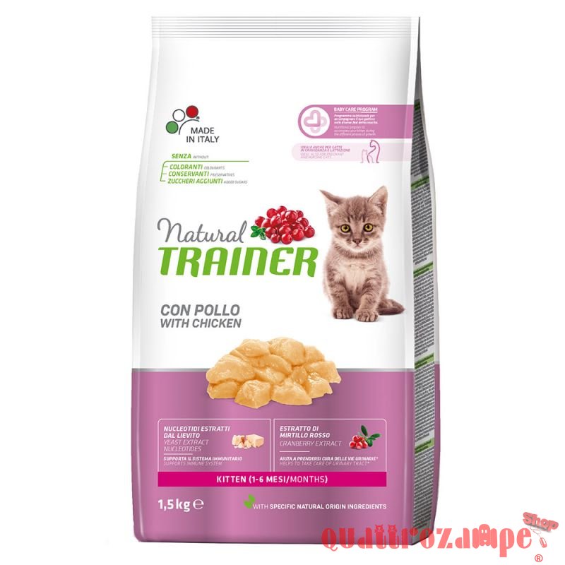 Natural Trainer Kitten con Pollo per Gattini