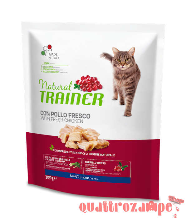 Natural Trainer Adult con Pollo per Gatti