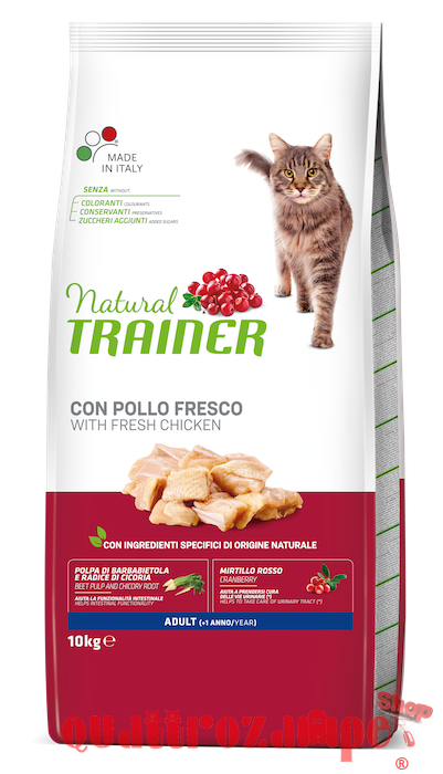Natural Trainer Adult con Pollo per Gatti