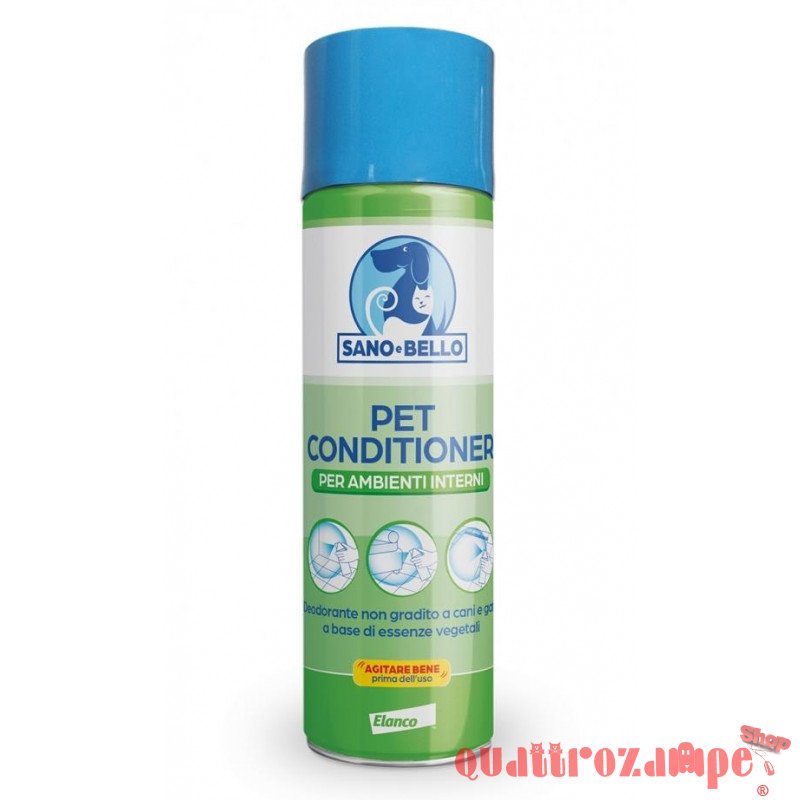 Sano e Bello Pet Conditioner Repellente Ambienti Interni 300 ml Per Gatti e Cani