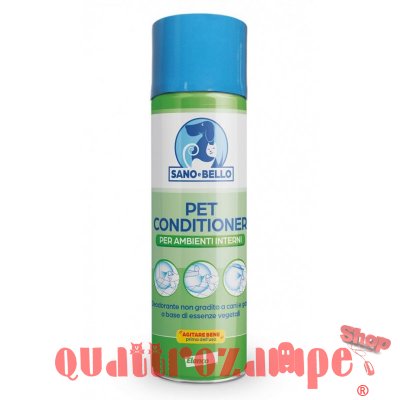 Sano e Bello Pet Conditioner Repellente Ambienti Interni 300 ml Per Gatti e Cani