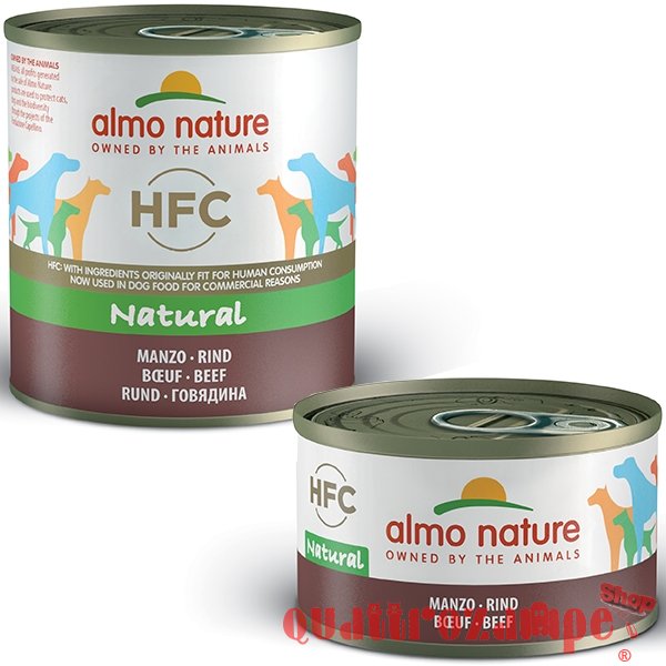 Almo Nature HFC Natural Manzo 95 gr Umido Cane