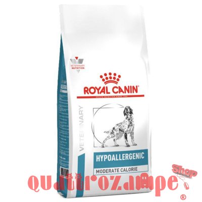 Royal Canin Veterinary Diet Hypoallergenic Moderate Calorie Per Cane