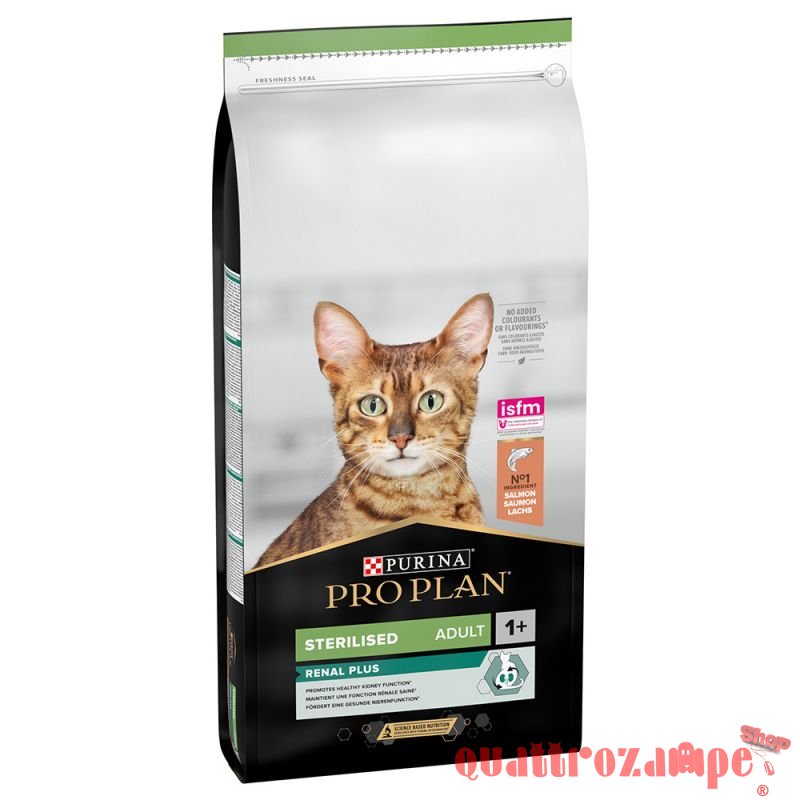 Purina Pro Plan Renal Plus Sterilised Salmone per Gatti Sterilizzati
