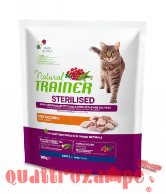 Natural Trainer Sterilised Tacchino Gatto