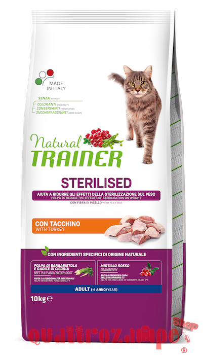 Natural Trainer Sterilised Tacchino Gatto