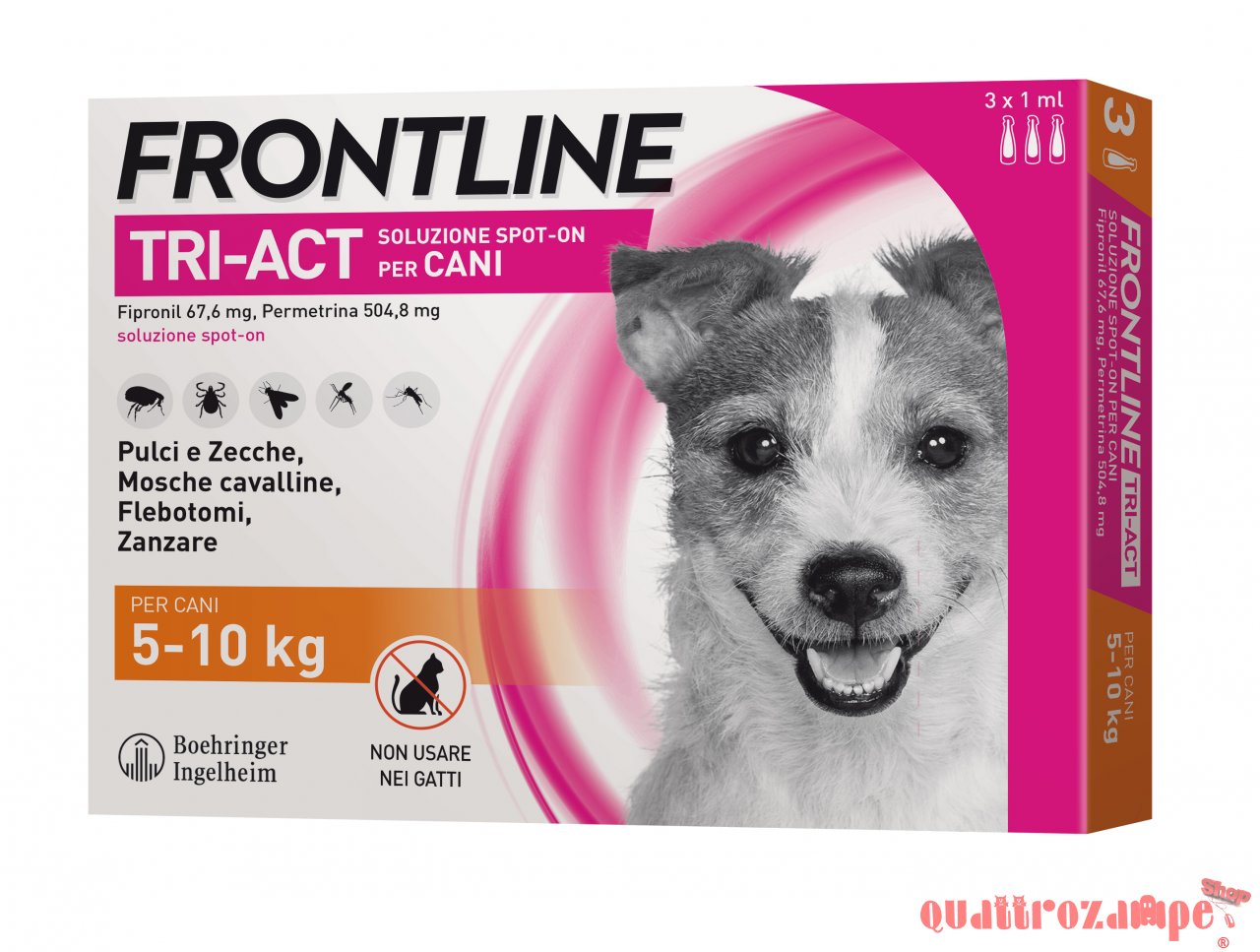 Frontline Tri Act 5 - 10 kg Antiparassitario Per Cane