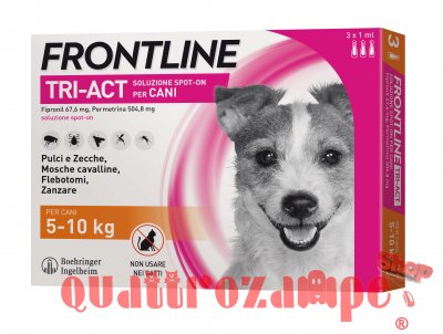 Frontline Tri Act 5 - 10 kg Antiparassitario Per Cane